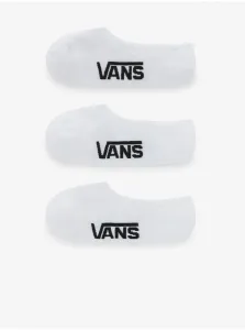 Vans MN CLASSIC SUPER NO SHOW (6.5-9, 3PK) ROX White - Size:UNI