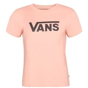 Vans WM DROP V SS CREW-B Dámske tričko, ružová, veľkosť #410931