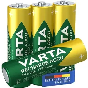 VARTA nabíjateľná batéria Recharge Accu Power AA 1350 mAh R2U 4 ks