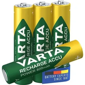 VARTA nabíjateľná batéria Recharge Accu Power AAA 800 mAh R2U 3+1 ks