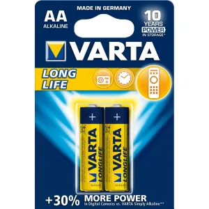 VARTA alkalická batéria Longlife AA 2 ks