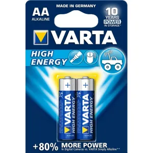Batérie Varta High Energy, AA, 2ks #2658532
