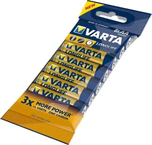 Alkalické batérie Varta longlife AAA 8 ks