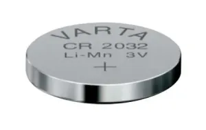 Varta 6032101501 Cell, Lithium, Cr2032, 230Mah, 3V