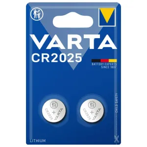 VARTA špeciálna lítiová batéria CR 2025 2 ks