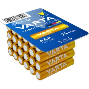 VARTA alkalická batéria Longlife AAA 24 ks