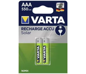 VARTA Varta 56733 - 2 ks Nabíjacie batérie SOLAR ACCU AAA NiMH/550mAh/1,2V