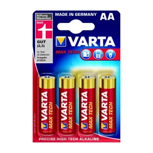 VARTA alkalická batéria Longlife Max Power AA 4 ks
