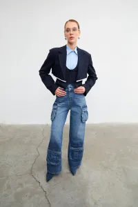 VATKALI Nákladné džínsy s vysokým pásom - Prémiová kolekcia