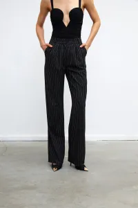 VATKALI Striped fabric trousers