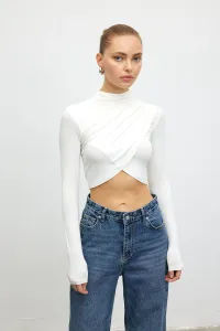 VATKALI Wrapped crop top