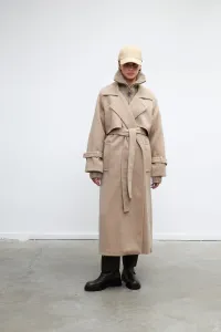VATKALI Belted wool coat