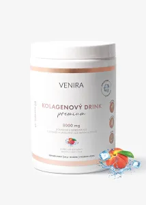 VENIRA PREMIUM kolagénový drink pre vlasy, nechty a pleť, ľadový broskyňový čaj, 324 g ľadový broskyňový čaj, bravčový kolagén, 324 g