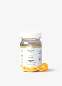 VENIRA vitamín D pre deti pomaranč, 120 kociek pomaranč, 120 kociek