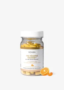 VENIRA vitamíny pre tehotné ženy, 1-3 trimester, pomaranč a mandarínka, 60 srdiečok pomaranč a mandarínka, 60 srdiečok