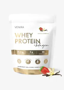 VENIRA whey proteín, jahoda-vanilka, 1000 g jahoda-vanilka, 1000 g