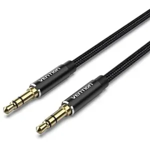 Vention Cotton Braided 3.5 mm Male to Male Audio Cable 2 m Black Aluminum Alloy Type