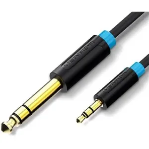 Vention 6,5 mm Jack Male to 3,5 mm Male Audio Cable 1,5 m Black