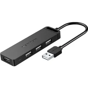 Vention 4-Port USB 2.0 Hub with Power Supply 0,15 m Black