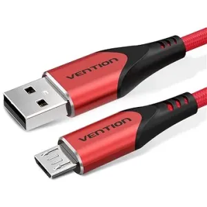 Vention Luxury USB 2.0 -> micro USB Cable 3A Red 1 m Aluminum Alloy Type