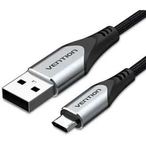 Vention Reversible USB 2.0 to Micro USB Cable 1.5 M Gray Aluminum Alloy Type