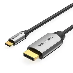 Vention USB-C to DP (DisplayPort) Cable 1 m Black Aluminum Alloy Type