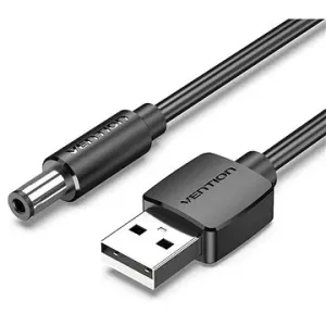Vention USB to DC 5,5 mm Power Cord 1,5 m Black Tuning Fork Type
