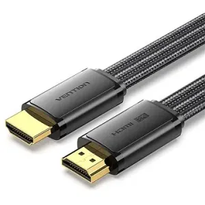 Vention Flat Nylon Braided HDMI-A Male to Male 8K HD Cable 2 M Black