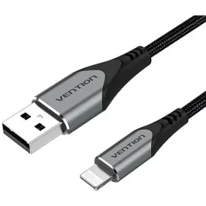 Vention Lightning MFi to USB 2.0 Braided Cable (C89) 0,5 m Gray Aluminum Alloy Type