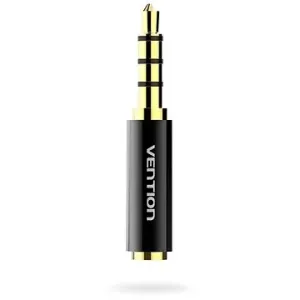 Vention 3,5 mm Jack Male to 2,5 mm Female Audio Adapter Black Metal Type