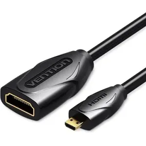 Vention Micro HDMI (M) to HDMI (F) Extension Cable/Adapter 1 M Black