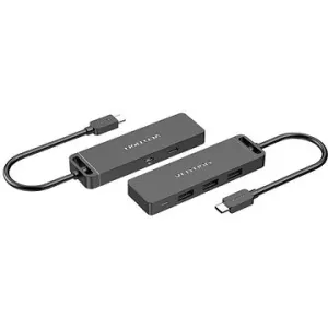 Vention USB-C to 3× USB/USB-C 3.2 Gen1/Micro USB-B HUB 0,15 m Black ABS Type