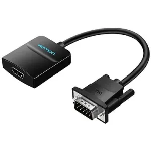 Vention VGA to HDMI Converter with Female Micro USB and Audio Port 0,15 m Black