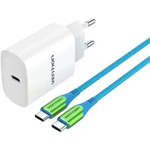 Vention & Alza Charging Kit (20 W USB-C + Type-C PD Cable 1,5 m) Collaboration Type