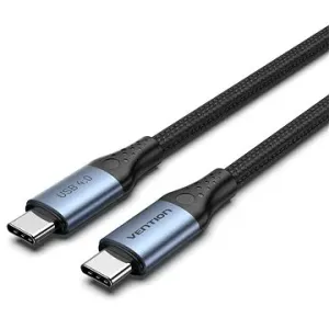 Vention Cotton Braided USB-C 4.0 5A Cable 1 m Gray Aluminum Alloy Type