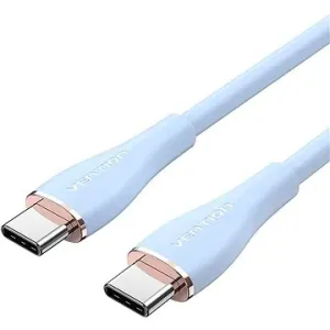 Vention USB-C 2.0 Silicone Durable 5A Cable 1.5 m Light Blue Silicone Type