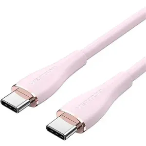 Vention USB-C 2.0 Silicone Durable 5A Cable 1.5 m Light Pink Silicone Type