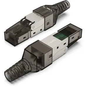 Vention Cat.6A FTP Toolless RJ45 Modular Plug Gray PC Boots Type