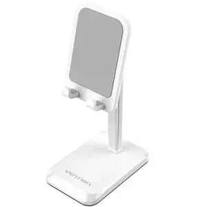 Vention Height Adjustable Desktop Cell Phone Stand White Aluminum Alloy Type