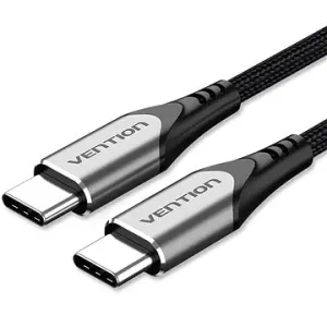 Vention Type-C (USB-C) 2.0 (M) to USB-C (M) Cable 1.5 M Gray Aluminum Alloy Type