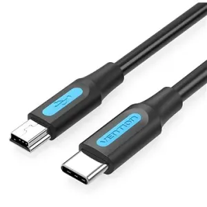 Vention USB-C 2.0 to Mini USB 2A Cable 1 m Black