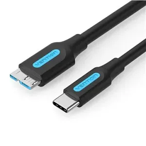Vention USB-C to Micro USB-B 3.0 2A Cable 0,5 m Black
