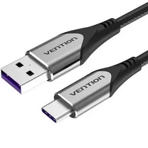 Vention USB-C to USB 2.0 Fast Charging Cable 5 A 0.5 M Gray Aluminum Alloy Type