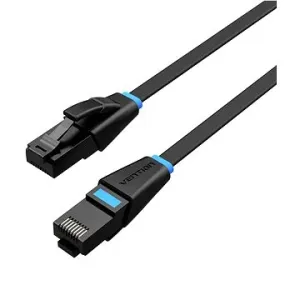 Kábel Vention Flat UTP Category 6 Network Cable IBJBD 0.5m Black