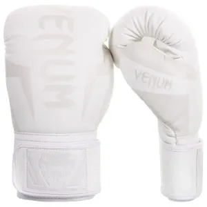 Venum ELITE BOXING GLOVES Boxerské rukavice, biela, veľkosť 16 OZ