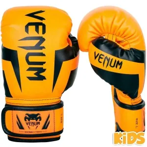 Venum ELITE BOXING GLOVES KIDS - EXCLUSIVE FLUO Detské boxerské rukavice, oranžová, veľkosť #427667