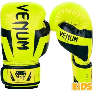 Venum ELITE BOXING GLOVES KIDS - EXCLUSIVE FLUO Detské boxerské rukavice, reflexný neón, veľkosť #7732491