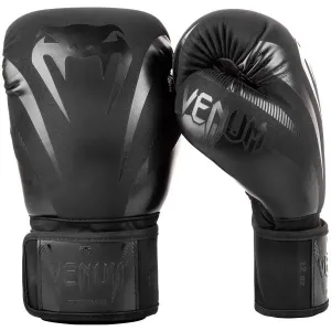 Venum IMPACT BOXING GLOVES Boxerské rukavice, čierna, veľkosť 14 OZ #6242511