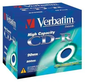 Verbatim CD-R DataLife Protection 40x, 10 ks v krabičke