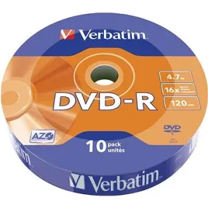 VERBATIM DVD-R AZO 4.7GB, 16x, wrap 10 ks